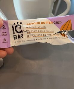 IQBAR Brain and Body Keto Protein Bars - Chocolate Lovers Variety Keto Bars - 12-Count Energy Bar Pack - Low Carb Bars - High Fiber, Gluten Free and Low Sugar Meal Replacement Bars - Vegan Snacks 12 Count (Pack of 1) 34 61MOBmML7 L