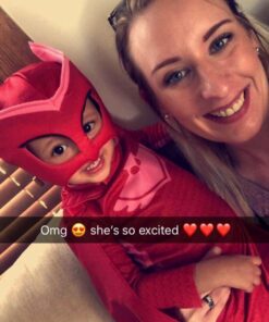 PJ Masks Owlette Classic Costume for Toddler Small (2T) Multi-colored 30 61MORpyOdAL