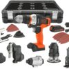 BLACK+DECKER 20V MAX MATRIX Drill, Power Tool Combo Kit, 6-Tool Set, Cordless Tool Set (BDCDMT1206KITC) 6-Tool Combo Kit 9 61MOl8jXFUL