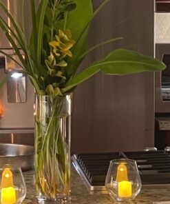 SHYMERY Flameless Votive Candles,50 Pack Flickering Electric Fake Battery Operated LED Candles,200+Hour Long Lasting LED Tea Lights for Wedding,Halloween,Christmas,Party and Holiday Decoration Warm White-50pack 33 61MPUZ1v0jL