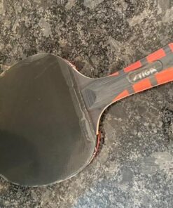 STIGA Evolution Performance Ping Pong Paddle - 6-ply Light Blade - 2mm Tournament-Approved Premium Sponge - Flared Handle for Next-Gen Grip & Control - Performance Table Tennis Racket Original Version 35 61MPgxVOeEL