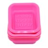 soap mold (6-Pack) Soap Molds-100% Handmade Square Silicon