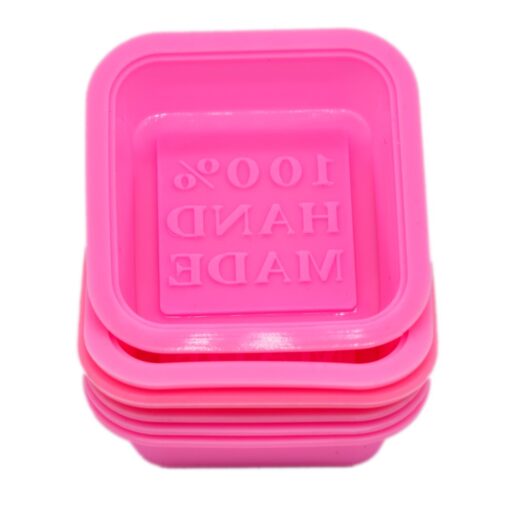 soap mold (6-Pack) Soap Molds-100% Handmade Square Silicon