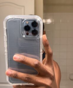 ORIbox Case Compatible with iPhone 13 Pro Max and 12 Pro Max, Heavy Duty Shockproof Anti-Fall Clear case Crystal Clear 28 61MQZZzWJQL