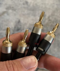 Mediabridge 12AWG Ultra Series Speaker Cable - Gold Plated Banana Tips (12 FT) - CL2 99.9% Oxygen Free - Black (SWT-12B-12B) 12 Feet 38 61MQdnfMmkL