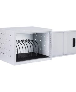 Learniture Structure Series 12-Device Wall-Mount Charging Cart Compatible with Laptop Computers, Tablets, Chromebooks - Gray -LNT-NOR1009GR-SO 13 61MRsDFhJcL