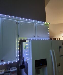 TJOY 50ft Bluetooth LED Strip Lights, Music Sync 5050 LED Light Strip RGB Color Changing LED Lights Strip with Phone Remote, LED Lights for Bedroom Kitchen TV Party TIKTOK DIY (APP+Remote +Mic) 27 61MSbmwdtpL