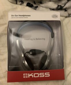 Koss KTXPRO1 Titanium Portable Headphones with Volume Control, Single, Standard Packaging 33 61MV92BgZL