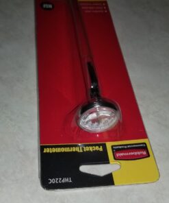 Rubbermaid Commercial Products Instant Read Thermometer, Red, Pocket Size for Meat/Food Cooking and Grilling/Oven 8 61MVuGNMoSL