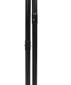 Carlisle FoodService Products Duo-Pan Upright Dust Pan and Broom Broom Set with Clip for Floor Cleaning, Restaurants, Office, And Janitorial Use, Plastic, 36 Inches, Black 36 Inches (Pack of 1) 28 61MXcIBcskL