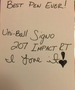 Uniball Signo 207 Impact RT Retractable Gel Pen, 12 Black Pens, 1.0mm Bold Point Gel Pens| Office Supplies by Uni-ball like Ink Pens, Colored Pens, Fine Point, Smooth Writing Pens, Ballpoint Pens 22 61Ma05 kNqL 1