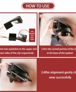 Magnetic Eyelashes Applicator Tool Kit,Glue-free Magnetic Eyelash Clip,Eyelashes Short Set with 2 Pairs Magnetic False Eyelashes,Magnetic Eyelashes No Eyeliner(BUSHY STYLE) BUSHY STYLE 11 61MaZk6txyL