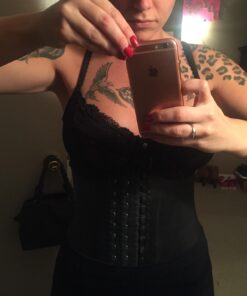 Ann Chery 2021 Corset Waist Trainer for Women - Colombian Waist Cincher - 3 Hook Latex Body Shaper Medium Black 22 61McYW1bmhL