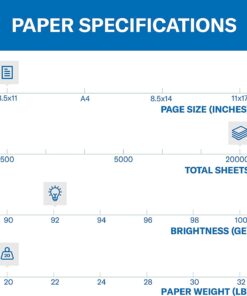 Alternative view of Hammermill Printer Paper, 20 lb Copy Paper, 8.5 x 11 - 1 Pallet, 40 Cases (200,000 Sheets) - 92 Bright, Made in the USA Pallet | 200k Sheets Letter (8.5x11)