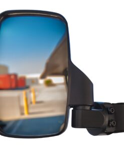 OxGord UTV Rear View Side Mirrors Shatter-Proof, Universal Best for 1.6" - 2" Roll Cage Bar, Adjustable Arm - High Impact Tempered Glass 2-pack Side View 24 61MeGQHJKpL