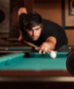 Ballsak Sport - Red/Black - Clip-on Cue Ball Case, Cue Ball Bag for Attaching Cue Balls, Pool Balls, Billiard Balls, Training Balls to Your Cue Stick Bag Extra Strong Strap Design!** 15 61MedXW014L