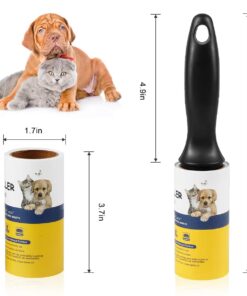 Lint Roller Pet Hair Remover - Sticky Lint Remover Rollers for Clothes Pet Hair Cat 8 Pack 8 Count (Pack of 1) 19 61MexGDwAjL