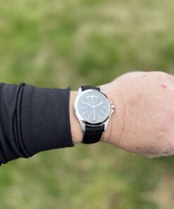 Hamilton Men's H64455533 Khaki King Series Stainless Steel Automatic Watch with Brown Leather Band 34 61Mg8X6eHfL