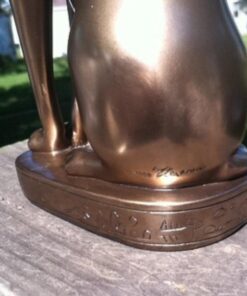 Top Collection Goddess Bastet Statue - Ancient Egyptian Goddess of Protection Sculpture in Premium Cold Cast Bronze - 8-Inch Collectible Fertility Cat Figurine 47 61MgN 4l vL