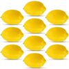 JEDFORE Fake Fruit Home House Kitchen Party Decoration Artificial Lifelike Simulation Yellow Lemon 10pcs Set 10 Pcs - Large Size 3 61MgnMm82pL