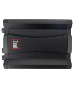 Dual Electronics DBTMA100 Black Micro 2 Channel Class-D Amplifier | 3.5 mm AUX Input | Stereo RCA Outputs | 100 Watts Peak Power | Up to 100ft of Wireless Bluetooth Range Bluetooth Amplifier 24 61MhK2oxHiL