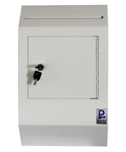 Protex Drop Box Security Lock Box (WDB-110),Heavy duty,Piano hinge, Secure suggestions, ballots, mail, money, rent checks and more off-white 8 61MhnKMdEcL
