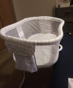 HALO BassiNest Glide Sleeper, Bedside Bassinet, Adjustable, Mosaic Glide Mosaic - Adjustable 28 61MiELqGBkL