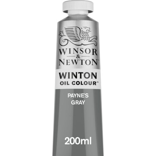 Winsor & Newton Winton Oil Color, 200ml (6.75-oz) Tube, Payne's Gray 6.75-oz Tube