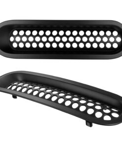 Hooke Road for Jeep Wrangler JK Grill Inserts, Matte Black Front Mesh Grille Cover Guard Clip-in for Jeep JK Wrangler & Wrangler Unlimited 2007-2018 Accessories 32 61MkJ6ckR9L