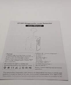 FOXWELL ST201 Automotive Smoke Machine Built-in Air Compressor, EVAP Vacuum Exhaust Engine System Pipe Diagnostic Tester, High Pressure Smoke Leak Detector for Car Motorcycle Truck 35 61MkPMpf4bL