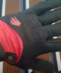 FIRELION Bike Gloves for Men/Women Cycling,Cycling Gloves for Outdoor MTB DH Road Racing,Full Finger Half Finger Padded Bicycle Protective Gloves,Non-Slip Shock-Absorbing Touchscreen Riding Gloves Large Full Red 60 61MmiEdjkwL