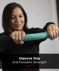 THERABAND FlexBar, Tennis Elbow Therapy Bar, Relieve Tendonitis Pain & Improve Grip Strength, Resistance Bar for Golfers Elbow & Tendinitis, Red, Light, Beginner Original Red - Light 18 61Mn7JUwyL 2