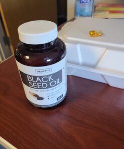 Black Seed Oil - 120 Softgel Capsules Skin Health (Non-GMO & Vegan) Cold-Pressed Nigella Sativa Producing Pure Black Cumin Seed Oil with Vitamin E - 500mg Each, 1000mg Per 2 Capsule Serving Capsules (120 Count) 29 61MpKp2m3PL 3