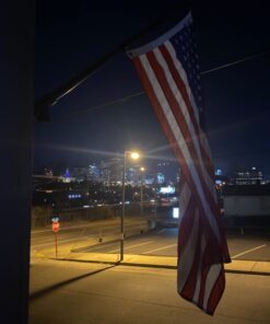 Evergreen Flag Bracket Two-Position 45 and 90 Degree | Cast Iron | Black | Hardware Incl | Outdoor Home and Garden Décor | Residential or Commercial | Wood Metal Plastic Pole - Not Included | 26 61MppJboDbL