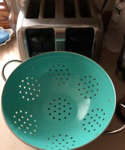 Now Designs Metal Colander, 3-Quart, Turquoise - 3 Quart 27 61MqbZGTPyL