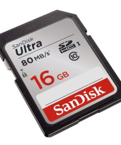 SanDisk Ultra 16GB Class 10 SDHC UHS-I Memory Card up to 80MB/s (SDSDUNC-016G-GN6IN) 16 61Mr5FnLHEL