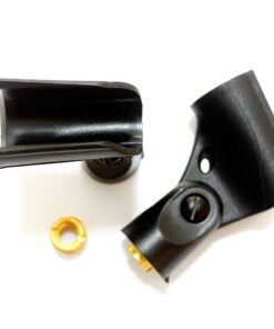 Weymic Stands Black Universal Microphone Clip Holder 2-pack with 5/8" Male to 3/8" Female Nut Adapters for Handhold Microphone Clip for All Handheld Transmitters 6 61MsnnY4FhL