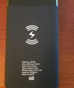 2021 updated - Qi wireless power bank fast charging - Lightning 15W Qi wireless portable charger - Premium iPhone, Android USB C power bank 10000 mah 47 61MtZtAC1pL