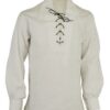 Lucasini Scottish Highland Jacobite Jacobean Ghillie Kilt Shirt Tartan Sporran Small Cream 15 61Mx41LtPL