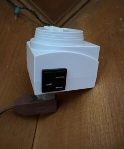 BN-LINK 7 Day Heavy Duty Digital Programmable Timer, FD60 U6, 115V, 60Hz, Dual Outlet, Indoor, for Lamp Light Fan Security UL Listed FD-60/U6 33 61Mx5F7hKOL