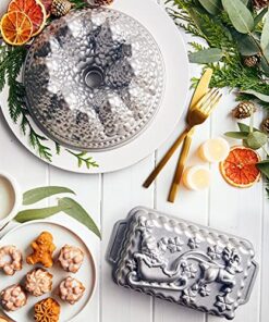 Nordic Ware Pine Forest Bundt Pan, Silver 43 61MxNXpkRxL