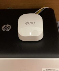 Amazon eero 6+ mesh Wi-Fi router | Fast and reliable gigabit speeds | connect 75+ devices | Coverage up to 1,500 sq. ft. | 2022 release 1-Pack eero 6+ 33 61MyWsohaqL