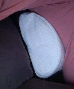 Cushy Form Bolster Pillow for Lumbar and Leg Support - 20.5 x 8 x 4.5 Inches Half Moon Memory Foam Cushion for Stomach, Back & Side Sleepers - Roll Pillows for Back and Neck w/Washable Cover Semi Roll - 4.5" 59 61MylolvyL 1