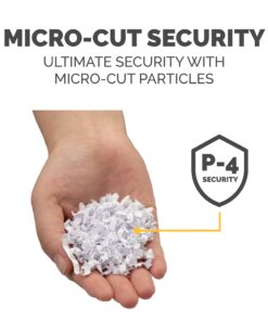 Fellowes LX41-DB 8-Sheet Micro-Cut Paper Shredder for Home Office New Model 19 61N AiDgp8L