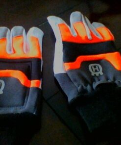 Husqvarna 579380210 Functional Saw Protection Gloves, Large Gray/Orange/Black Large 7 61N hn2CkjL