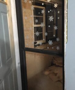 350PCS Christmas Decorations Snowflakes Window Clings Vintage Xmas Winter Decals Santa Clause Gnome Elf Snowman Reindeer Party Cling Decor 41 61N0brizzML