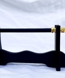 Eforlife 8" Wand Stand Black Wood Mini Samurai Sword Stand Wakizashi Tanto Blade Holder Dagger Dispaly Stand Short Sword Rack 26 61N0iLgg1vL