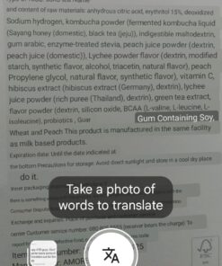 Osulloc Kombucha Tea LycheePeach (Lychee & Peach Blending), Sparkling Powdered Mix Beverage, No added sugar, 10 Sticks, 1.76oz Lychee & Peach 10 Count (Pack of 1) 25 61N1v3tVPbL