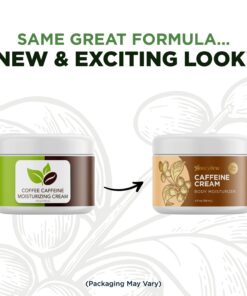 Concealing Caffeine Cream for Cellulite Reduction - Ultra Moisturizing Cellulite Cream for Thighs Butt and Belly with Rich Shea and Cocoa Butter - Light Scented Vegan Firming Body Lotion for Women 18 61N2JU1m1L