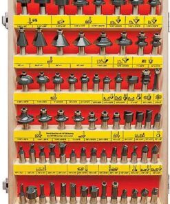 MLCS 66 Piece Carbide-Tipped Router Bit Set, 1/4" Shank